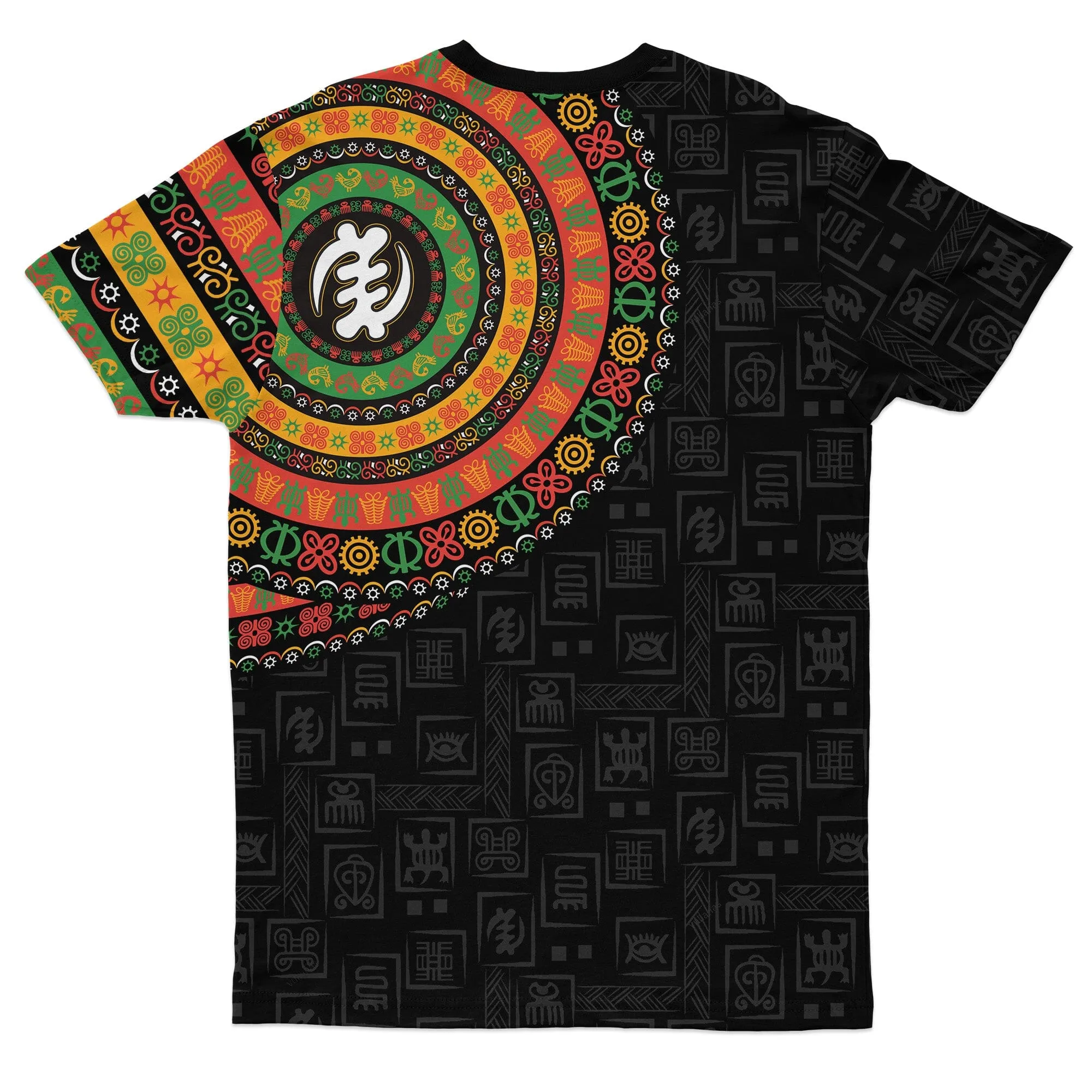 Adinkra Symbols Print T-shirt and Shorts Set